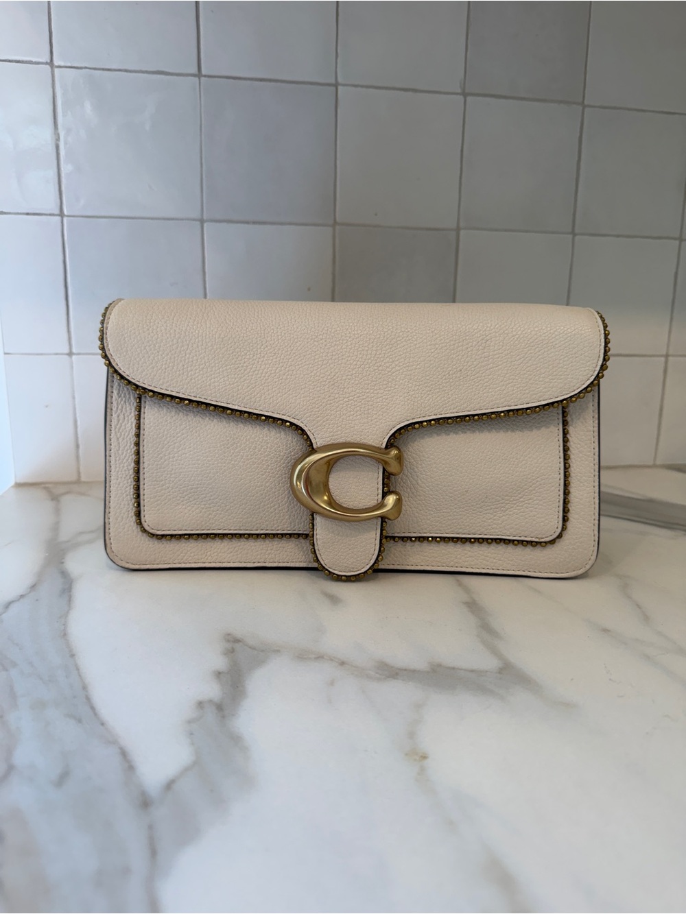 Coach Tabby Shoulder Bag with Gold Accent